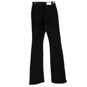 New Look Brooke Flare Jean in Black Wash Size UK4/US0